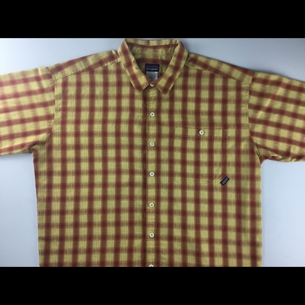 Patagonia XL Organic Cotton Striped Fjord